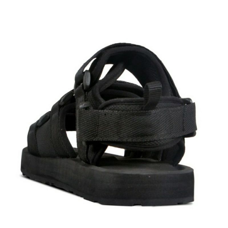 COD / Sepatu Sendal Strap Tebal TB04 36-44 Sendal GUNUNG Hikking Olahraga JUMBO Hitam tebal, 44