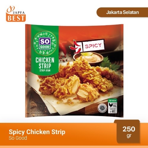 Spicy Chicken Strip So Good 250 gr