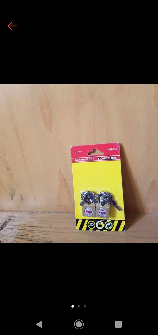 Kenmaster Gembok Set 16 Mm 2 Pcs - Security Locks 16mm Isi 2pcs