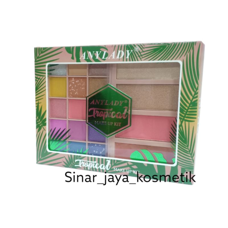 EYESHADOW Anylady Tropical Make Up Kit