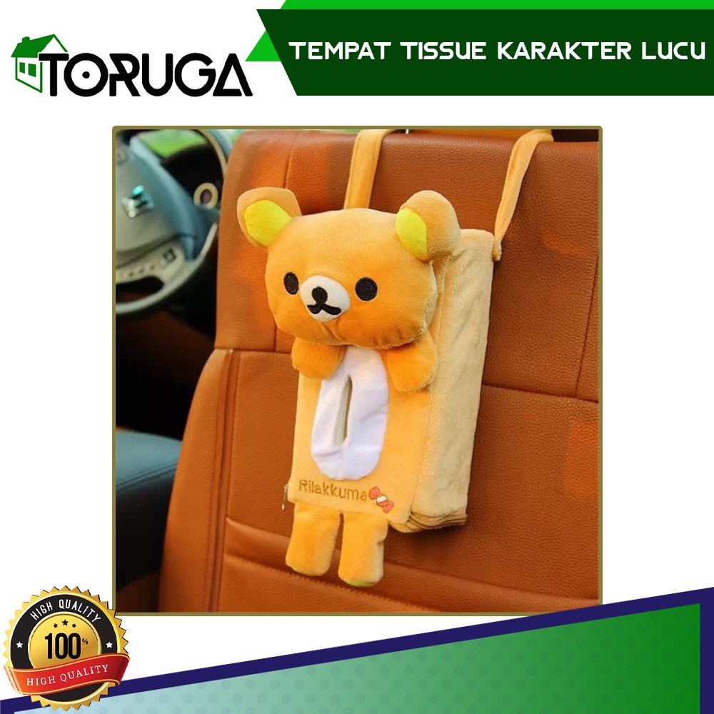 Tempat Tisu Tissue Mobil Karakter Panda Gantung Jok Kursi Belakang