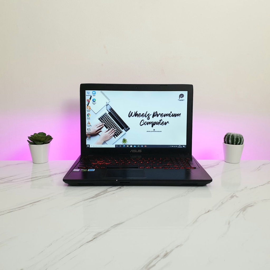LAPTOP ASUS FX553VD CORE I5 NVIDIA GTX 1050 SSD SECOND MURAH