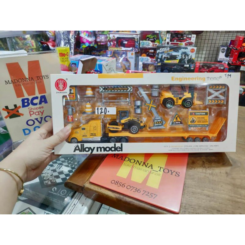 Mainan mobil balap, hot wheels, mobil polisi, mobil PMK, mobil militer, bahan metal + plastik