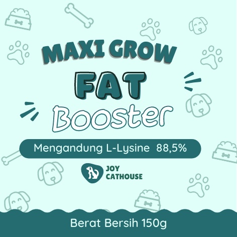 Vitamin Kucing Maxi Grow Joy Cathouse Murni 150 GR Untuk Imunitas Dan Nafsu Makan