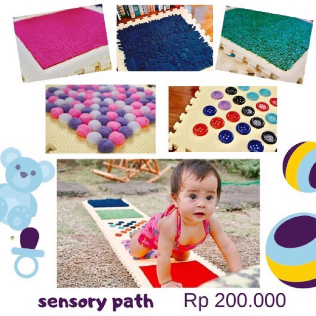 sensory path Montessori-Glenn Doman