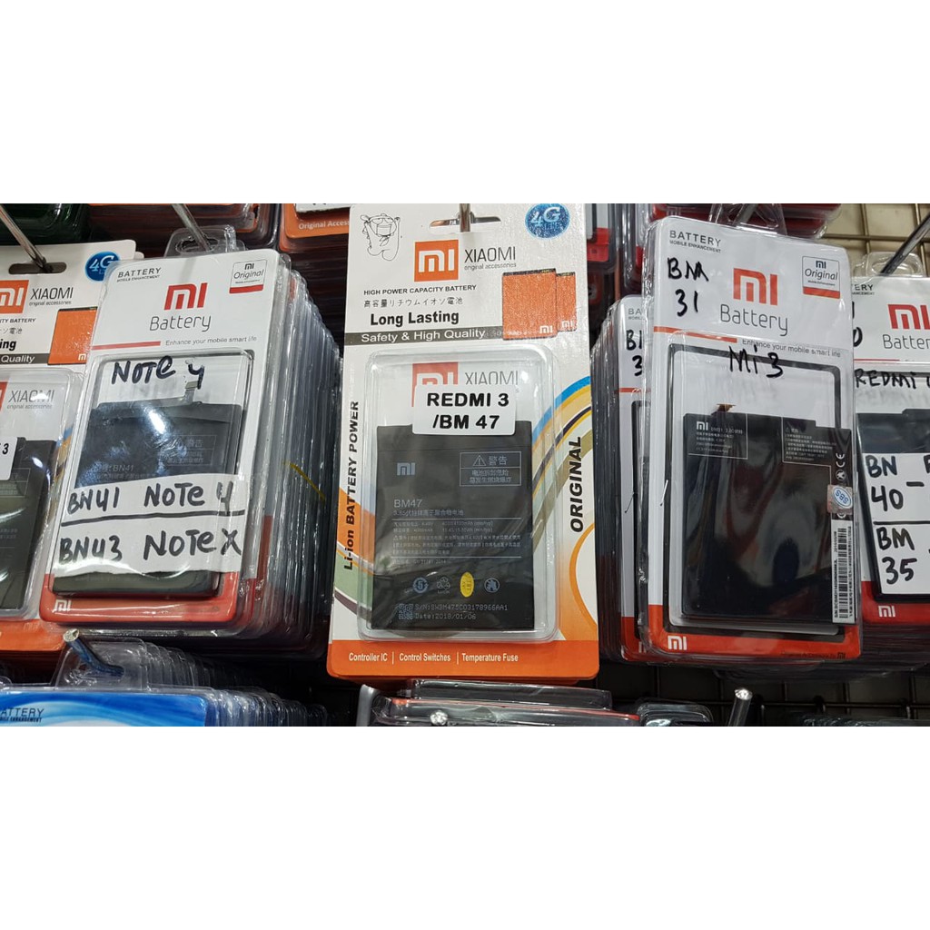 Batre Baterai Xiaomi Redmi 3 3s 3 pro 4X BM47 BM-47 BM 47