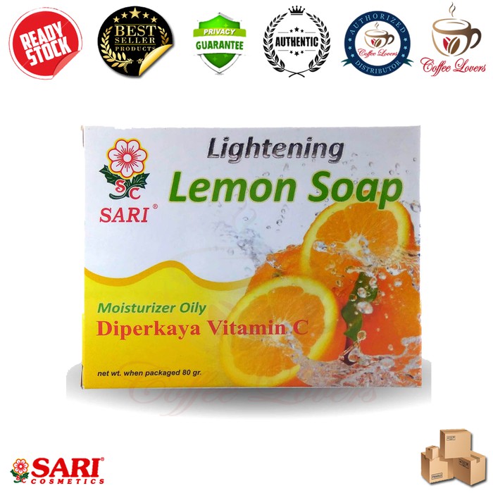 

SABUN SARI COSMETICS LIGHTENING LEMON SOAP