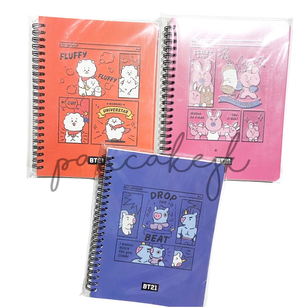 

[ READY‼️ ] bts bt21 studio8 pp cover notebook buku tulis [ mang rj ]