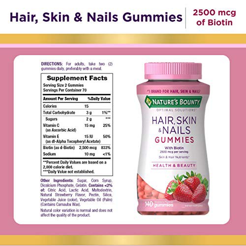 Nature's Bounty Optimal Solution Hair, Skin, &amp; Nails with Biotin and Collagen