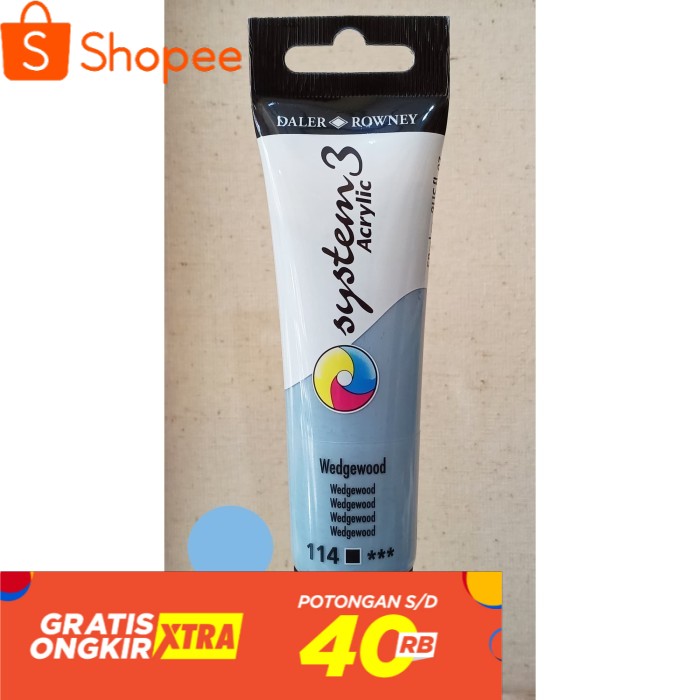 

Cat Akrilik System 3 59 ml warna Wedgwood