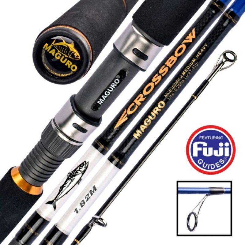joran maguro Crossbow 168 182|Laut|patin