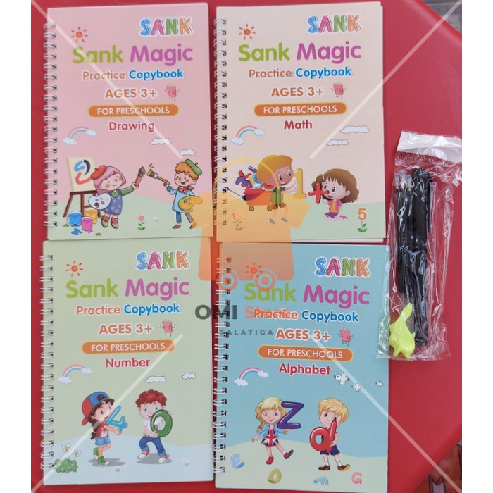 

(4 BUKU, 1PEN + HOLDER, 8 REFILL)