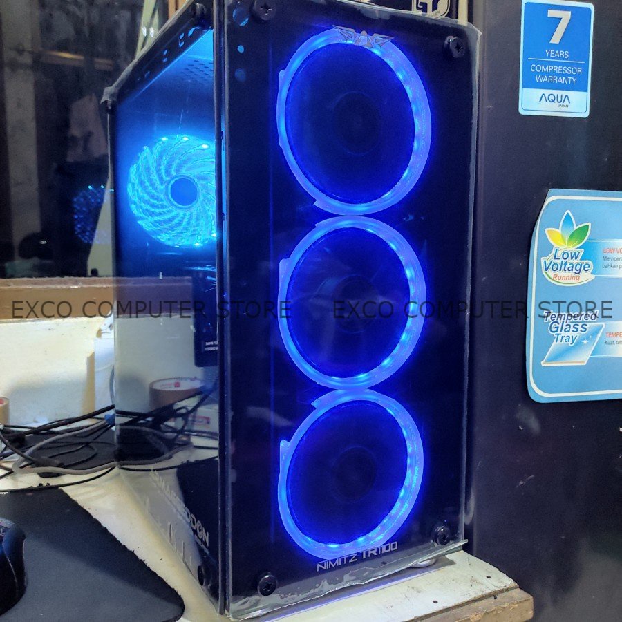 PC GAMING CPU INTEL CORE i3 10100 COMET LAKE RAM 16GB SSD HDD VGA 4GB SIAP GAMING EDITING DLL