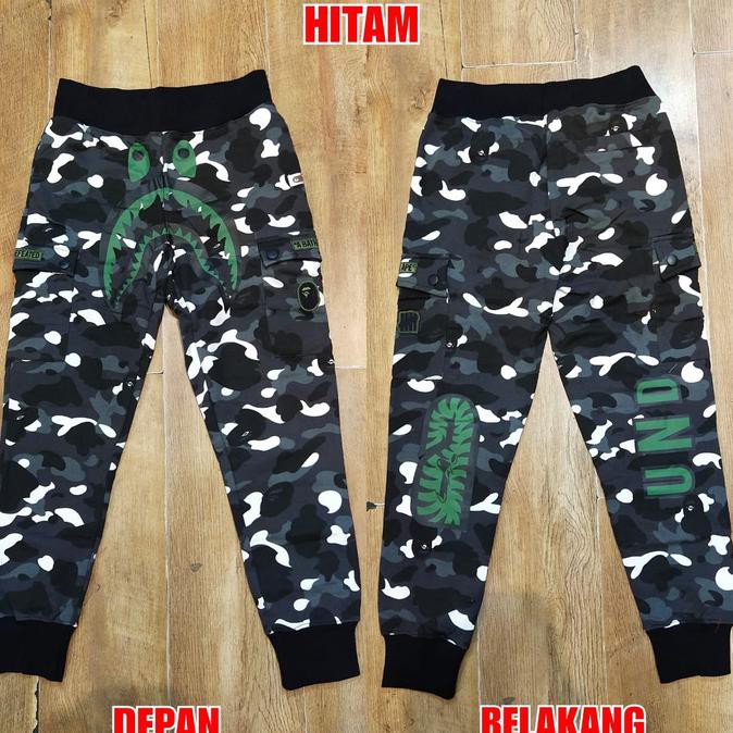 Ekstra Casback Joger Jeans❣☞ Celana Jogger Bathing Ape Bape X Undefeated Camou Mirror Quality