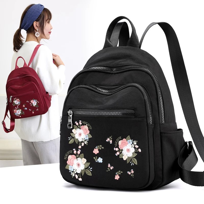 AZ BACKPACK / TAS RANSEL CIBAO KEMBANG / RANSEL WANITA / BACKPACK