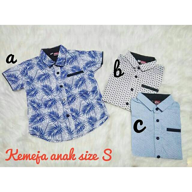 KEMEJA ANAK QUICKSILVER,VOLCOM 1-7TH