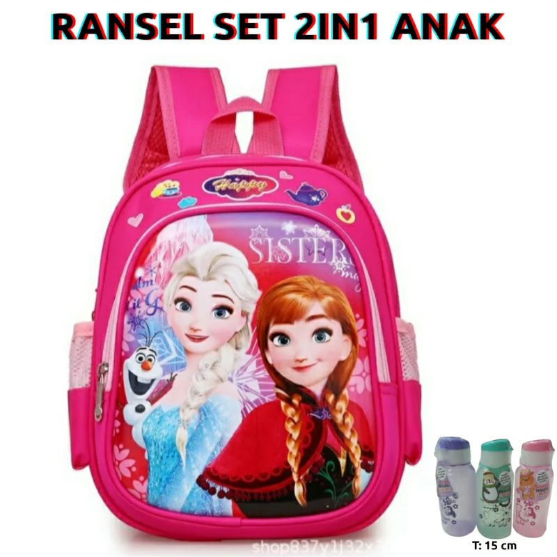 dem_sare / DS1126 tas ransel sekolah anak perempuan karakter Tas Ransel Anak sekolah TK SD Karakter Bag Backpack Mini Motif Cartoon