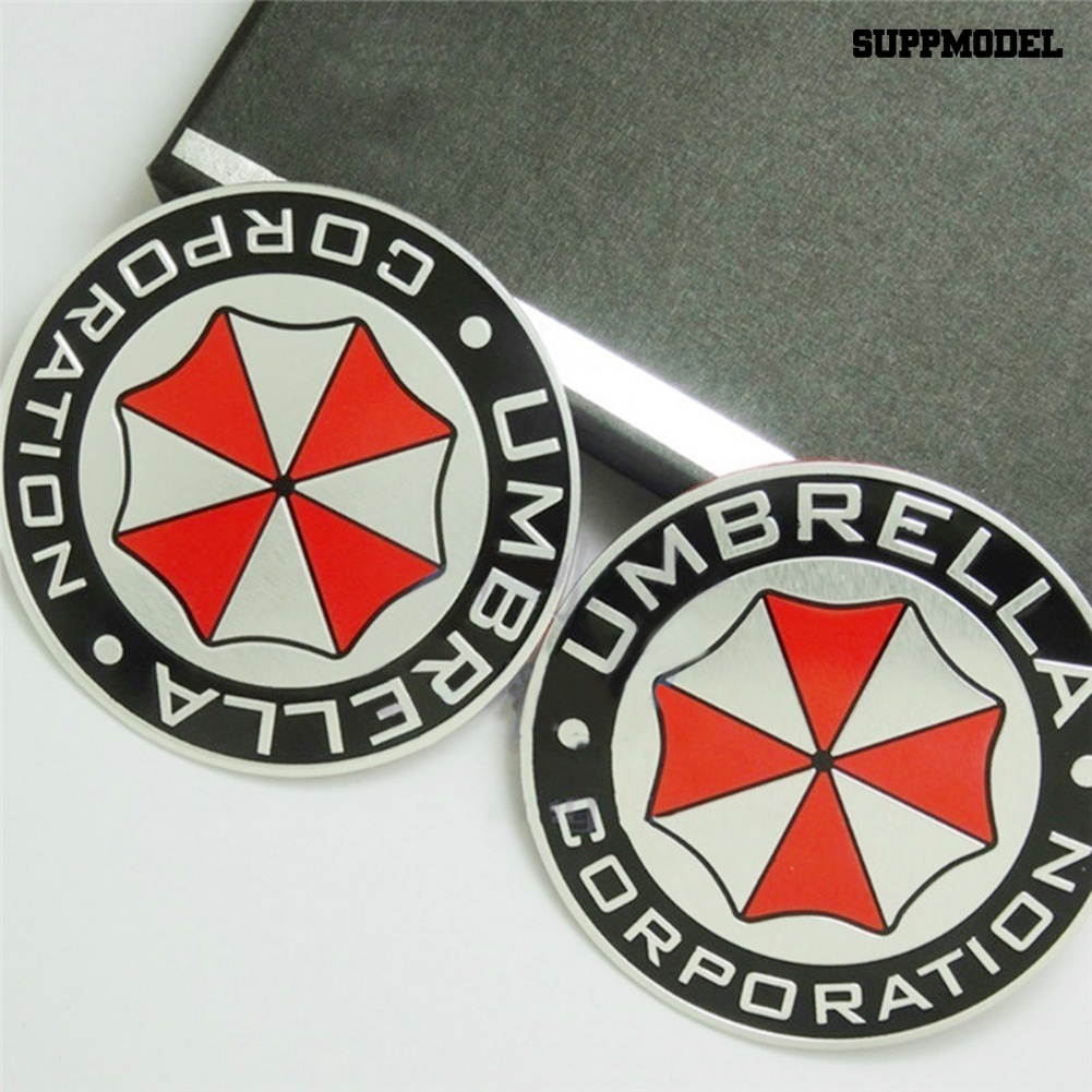 1 / 2Pcs Stiker 3D Bahan Aluminum Alloy Untuk Dekorasi Body / Bumper / Jendela Mobil