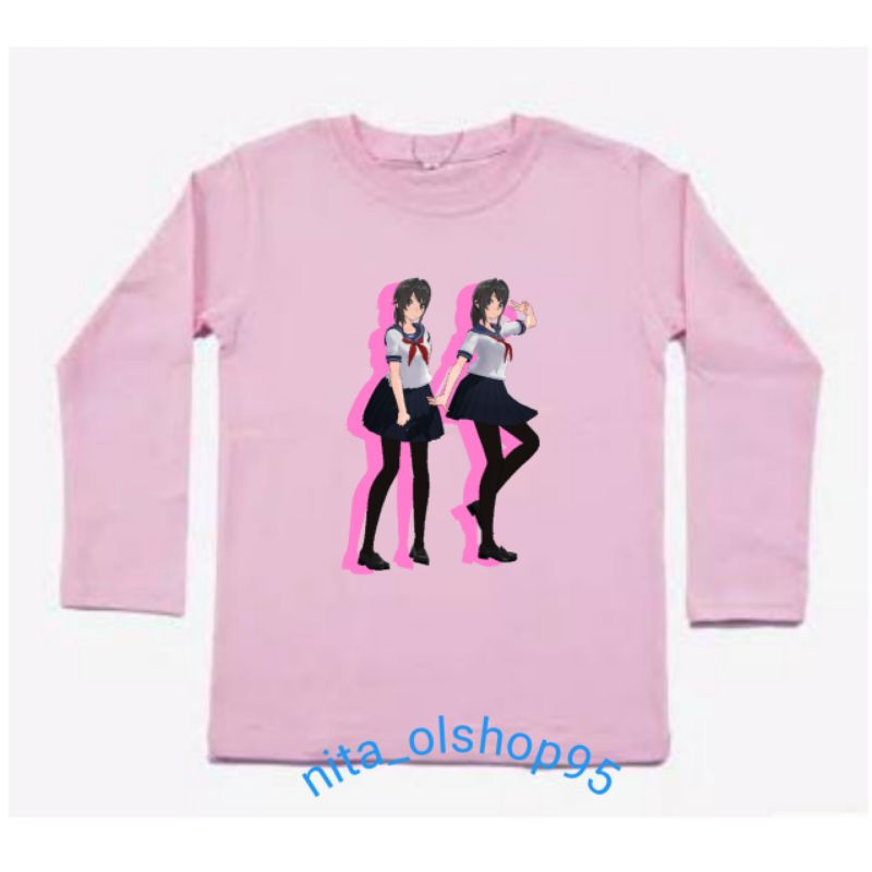 baju lengan panjang sakura school simulator versi terbaru