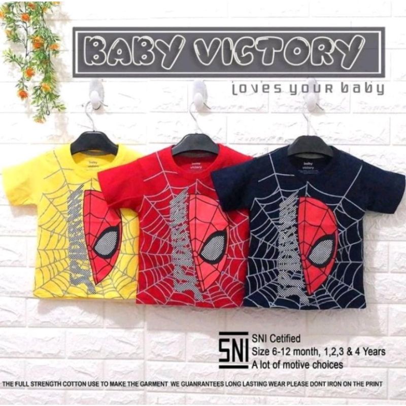 KAOS BABY VICTORY BOY KAOS ANAK LAKI-LAKI 1-4TH Baju Kaos Anak KAOS BABY VICTORY BOY KAOS ANAK LAKI LAKI KAOS ANAK COWOK