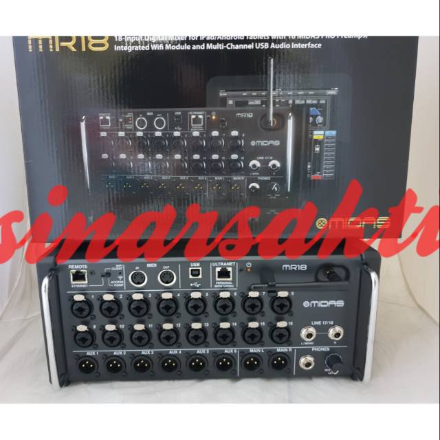 MIDAS MR18 MR 18  DIGITAL MIXER CONTROLLER