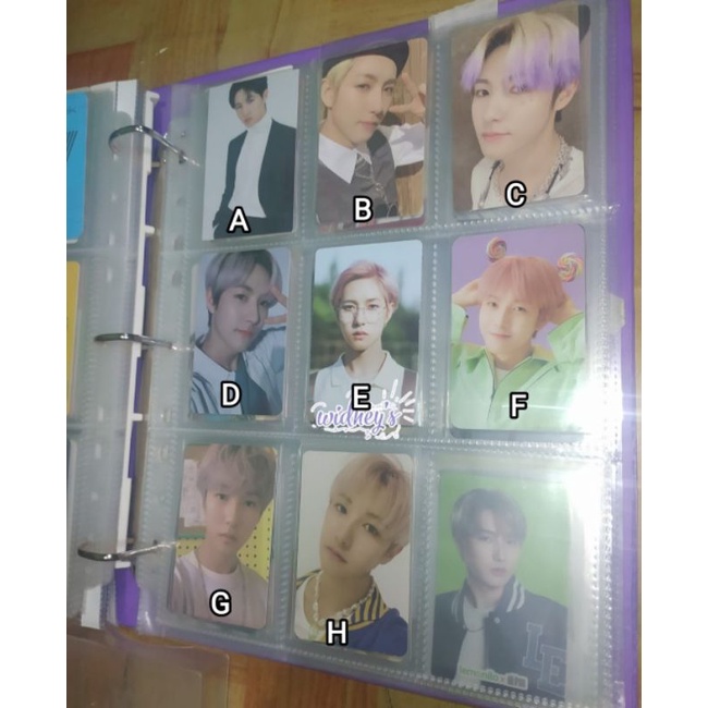 Renjun Photocard official Nct Sg20 Reload yzy dad sg21 yzy reasonance departure