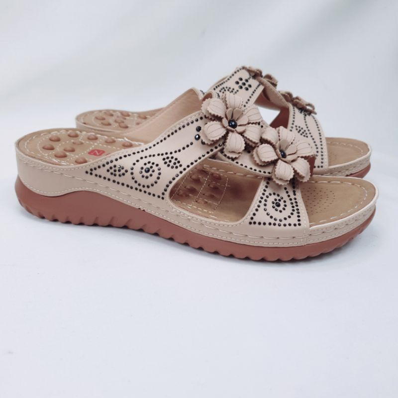 Norvid Sandal Wanita Ringan Glitter Mc7321