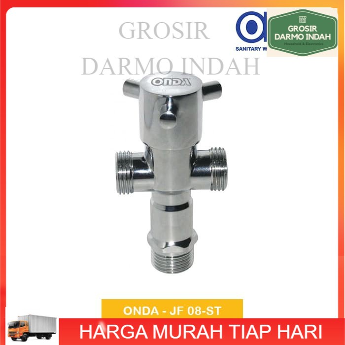 ONDA Stop Kran Cabang Closet JF-08 I Keran Air Jet Shower dan Closet Duduk Kamar Mandi JF08