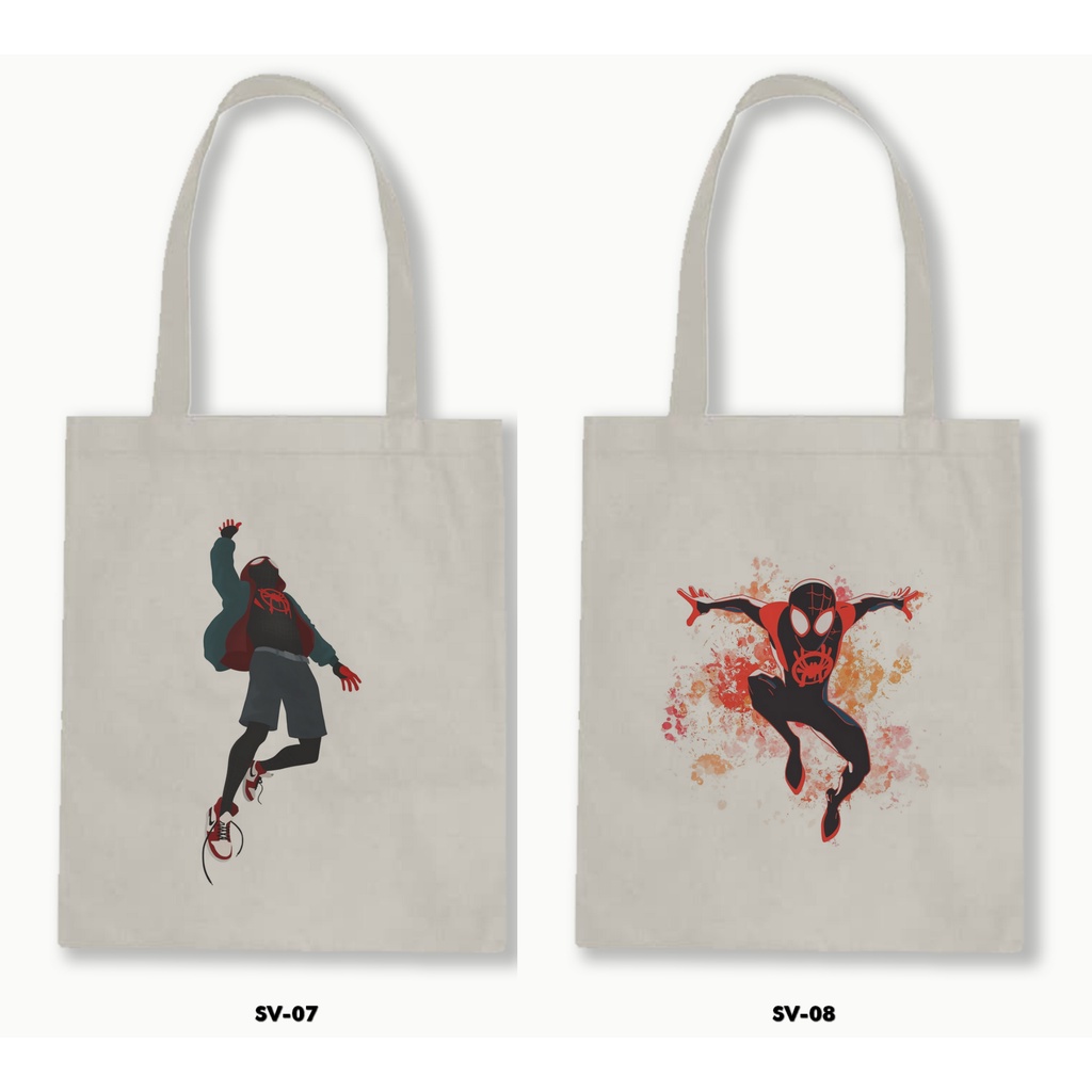 TOTE BAG RESLETING - Spider Man Into the Spider Verse