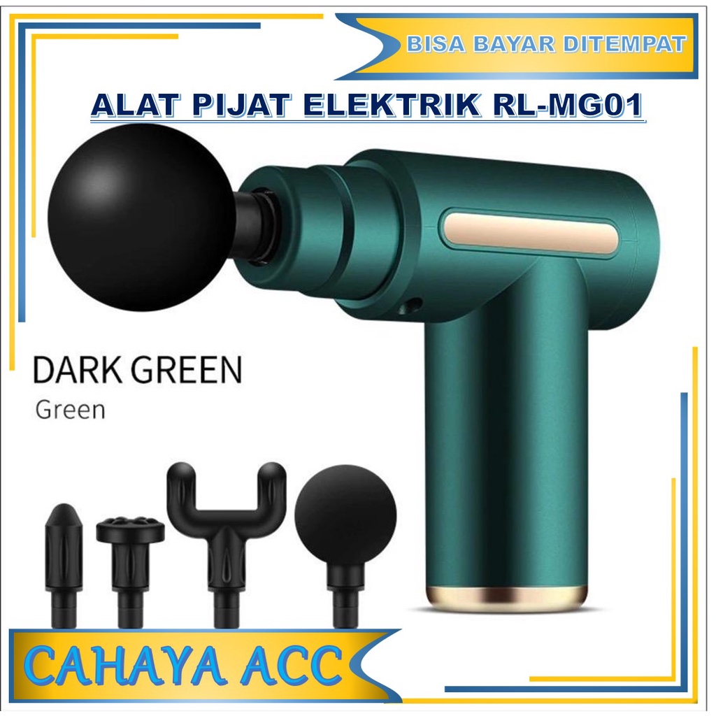 ALAT PIJAT ELEKTRIK MINI MASSAGE GUN ROLINSON RL-MG01 / RL-MG02 30 Watt - MESIN ALAT PIJAT TUBUH