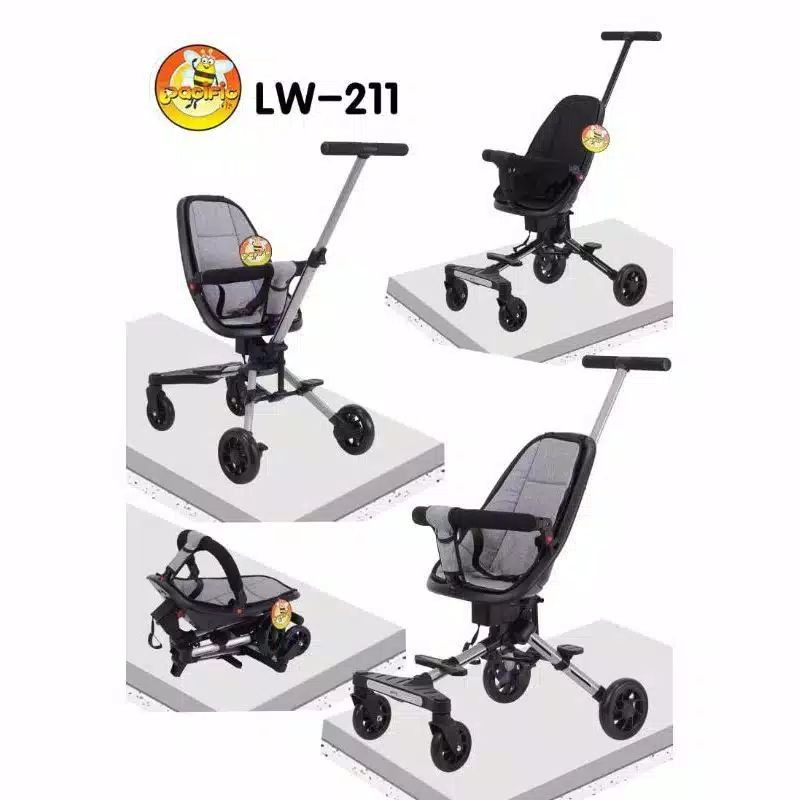 LW 211 - STROLLER BABY RODA 4 PASIFIC LW 211