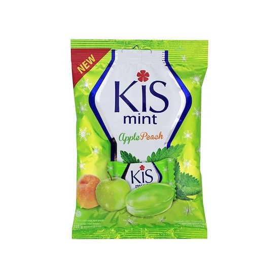 

Permen KISS Hijau Apple Peach Permen Penyegar Nafas