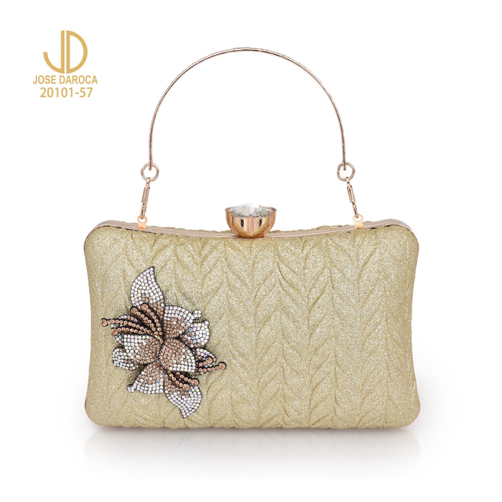 TAS PESTA CLUTCH ORIGINAL JOSE DAROCA FLOWER ~ 20101-57 ~