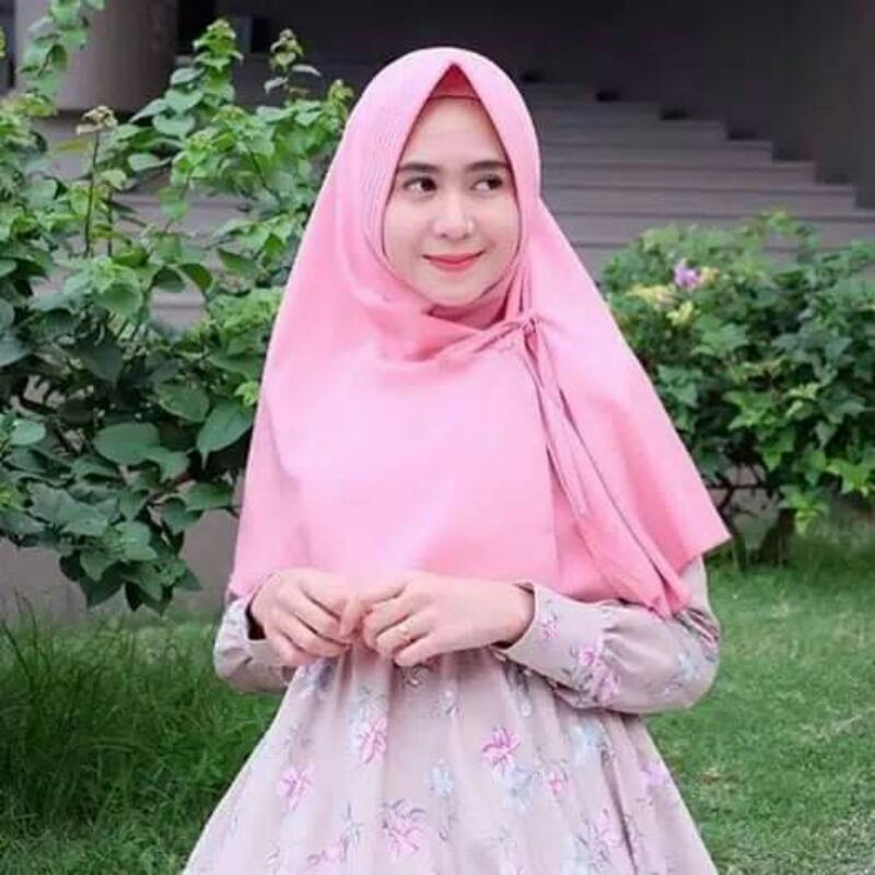 Khimar Pet Aurora / Aurorah - Jilbab wolfis tali samping / jilbab instan