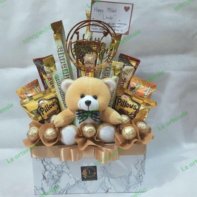 

[COD] Bloom box Snack Medium Boneka [COD]