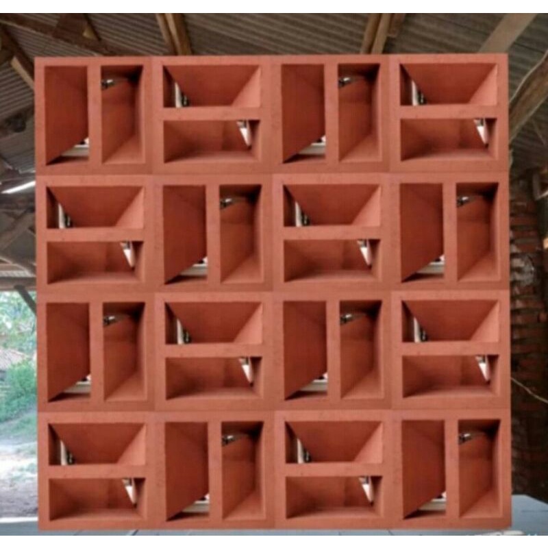 Roster beton/loster beton minimalis/loster modern/roster kupu-kupu