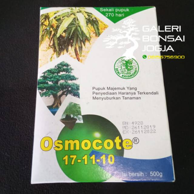 PUPUK DAUN OSMOCOTE DEKASTAR 17-11-10 500 GRAM