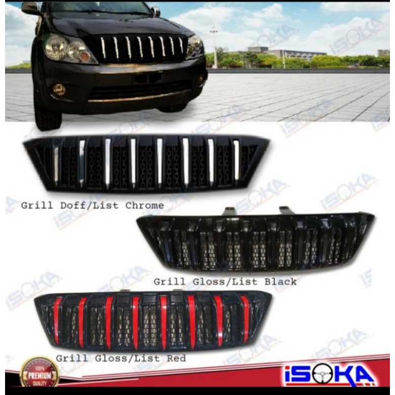 grill depan Fortuner lama 2005 2007 2009 2011 model Apollo style