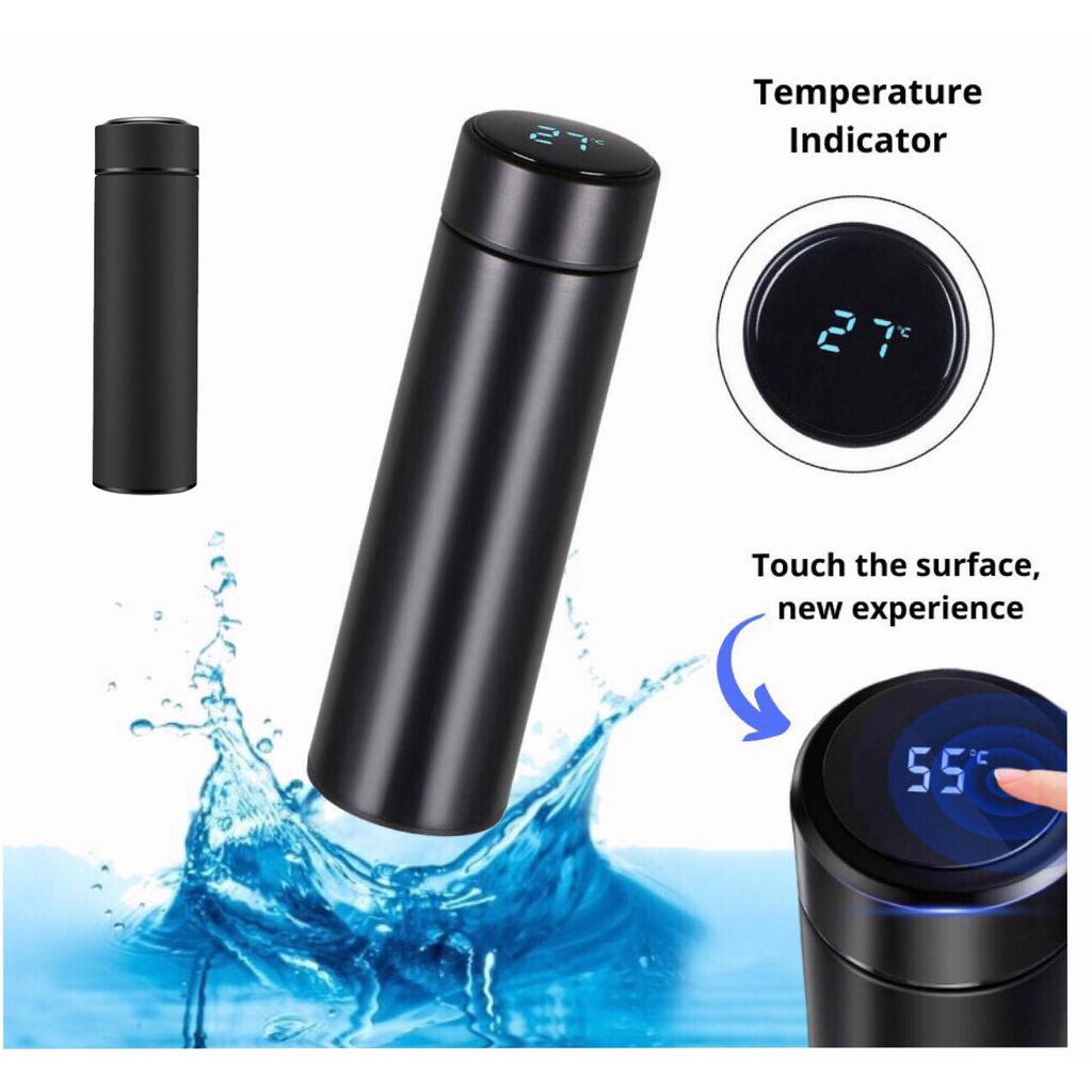 Termos Air Panas LED Display Suhu Indikator / Termos Led Digital Display Suhu Temperatur