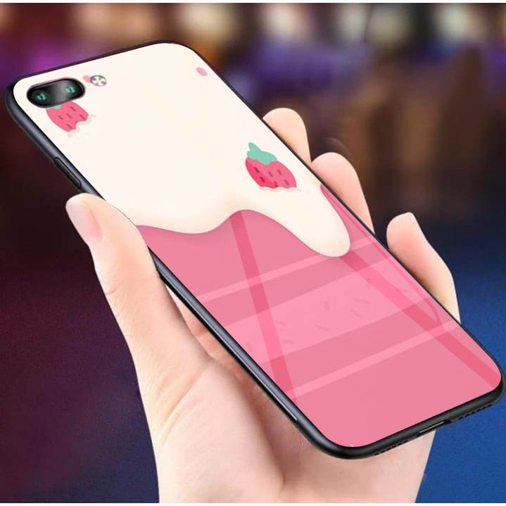 [K15] Soft Case Glass Ice Cream For Oppo/Vivo/Xiaomi/Samsung/Iphone/Realme