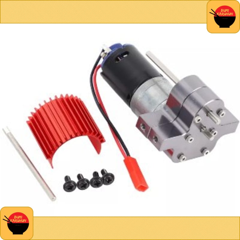 Gearbox wpl MN single speed keong Dinamo 370 strong motor d90 c34 c44 c14