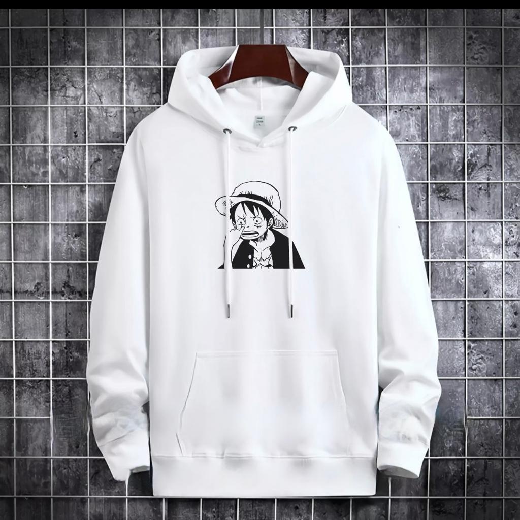 SWEATER HOODIE LUFFY NGUPIL / HOODIE MURAH TERLARIS / HOODIE PRIA DAN WANITA / UNISEX / HOODIE PRINTING