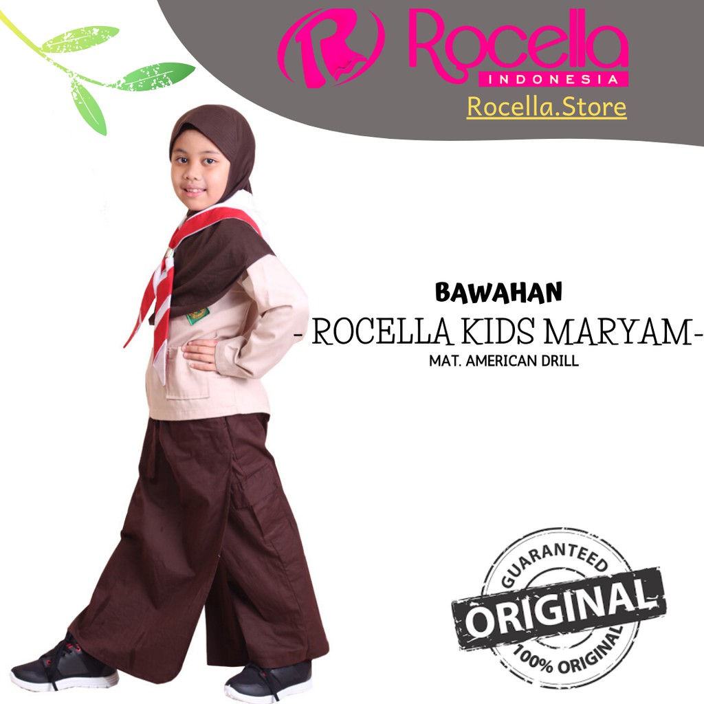  ROK  CELANA  ANAK New Rocella Kids Maryam ROK  PRAMUKA  ROK  