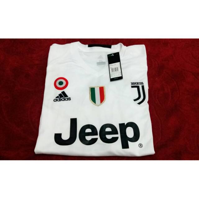 Jersey 4th juventus putih musim 17/18 size XL only