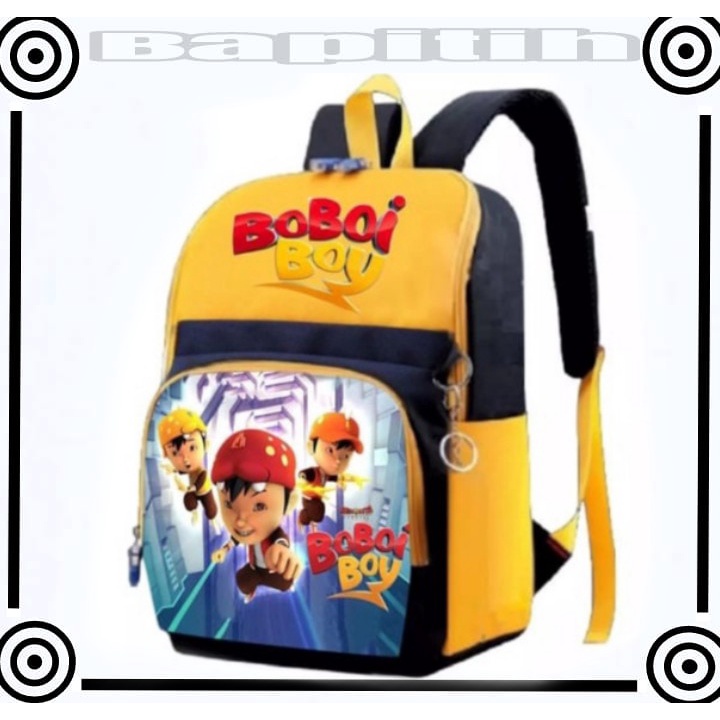 BPT TAS  Ransel Anak Sekolah Laki-laki SD TK PAUD Motif Kartun BOBOIBOY