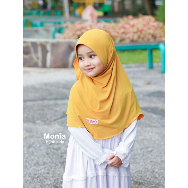 Yara Hijab by Monia Hijab Kids Mustard MLXL | Hijab Terlaris