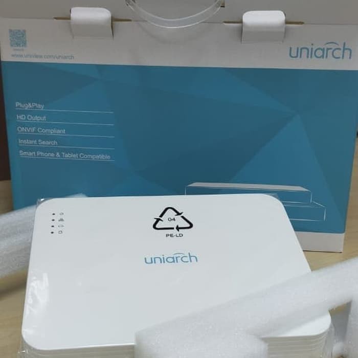 UNIARCH NVR 4ch + Poe Switch