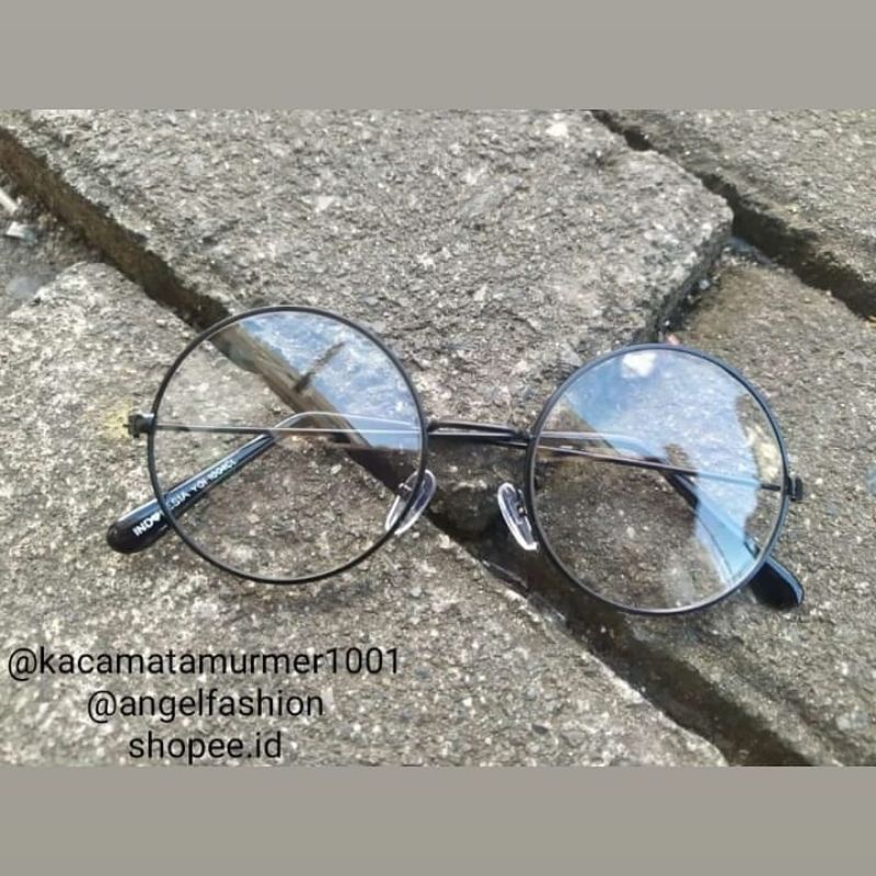 YOI 1004- Kacamata Bulat Besi Fashion Korea /Kacamata Boboho