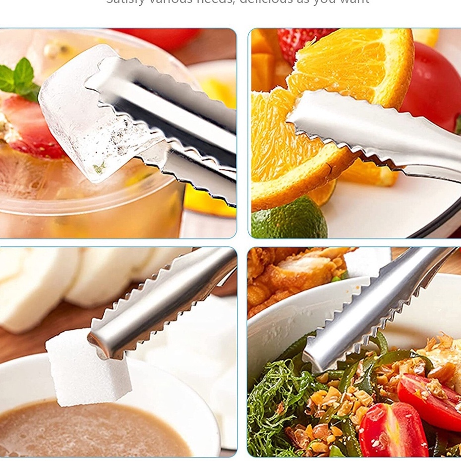 Capitan Mini Stainless - Penjepit Klip Makanan Capitan Es Batu Mini