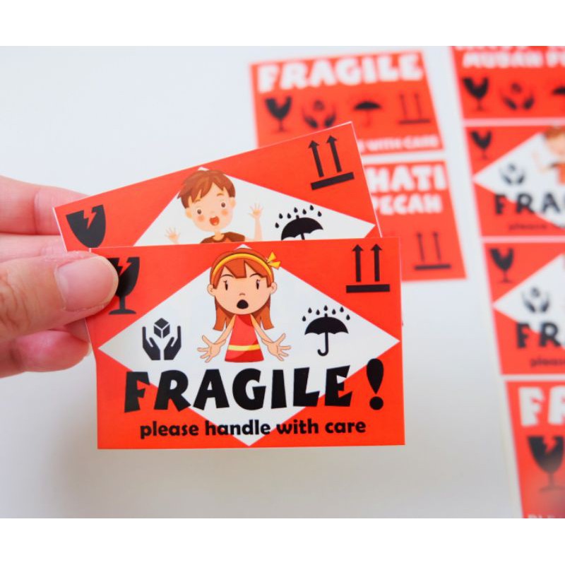 

STIKER FRAGILE / STIKER FRAGILE MURAH / STIKER PECAH BELAH / STIKER BARANG PECAH BELAH MURAH